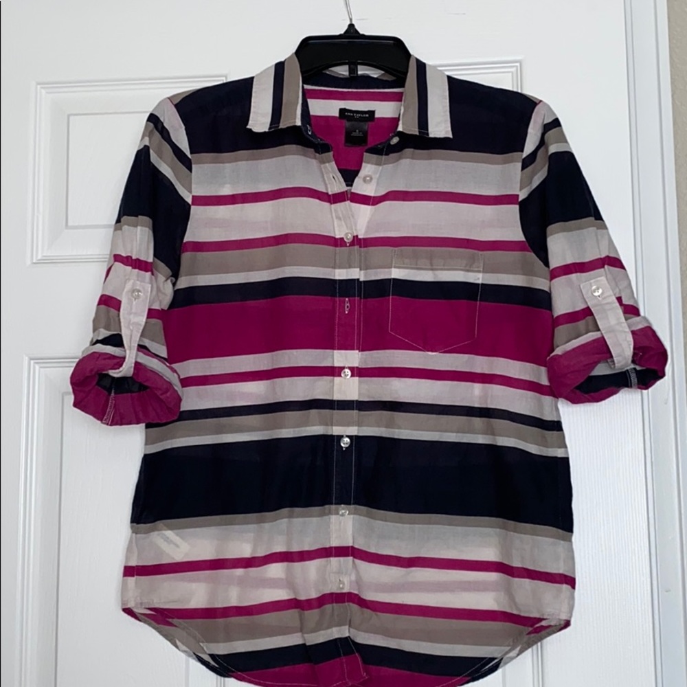Ann Taylor casual button down shirt